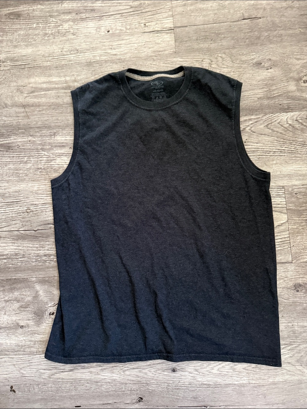 Athletic Works Grey Sleeveless Crewneck Tank